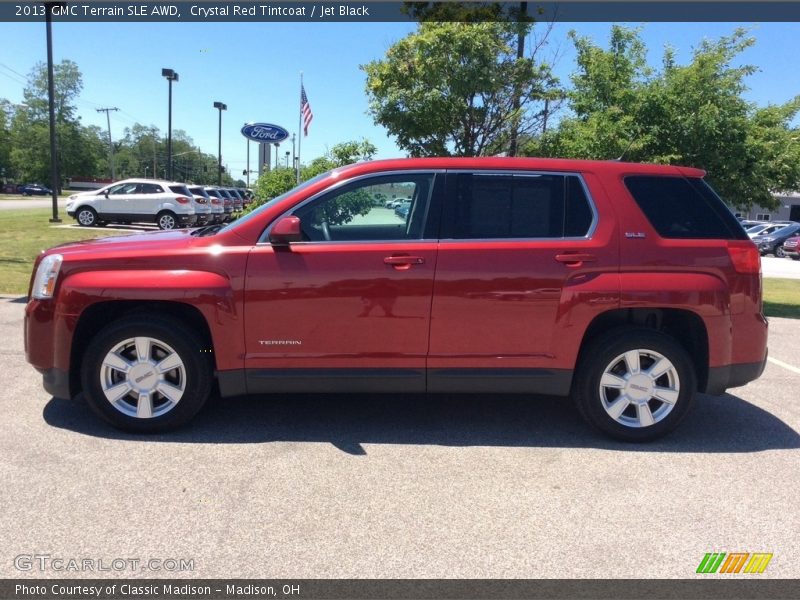 Crystal Red Tintcoat / Jet Black 2013 GMC Terrain SLE AWD