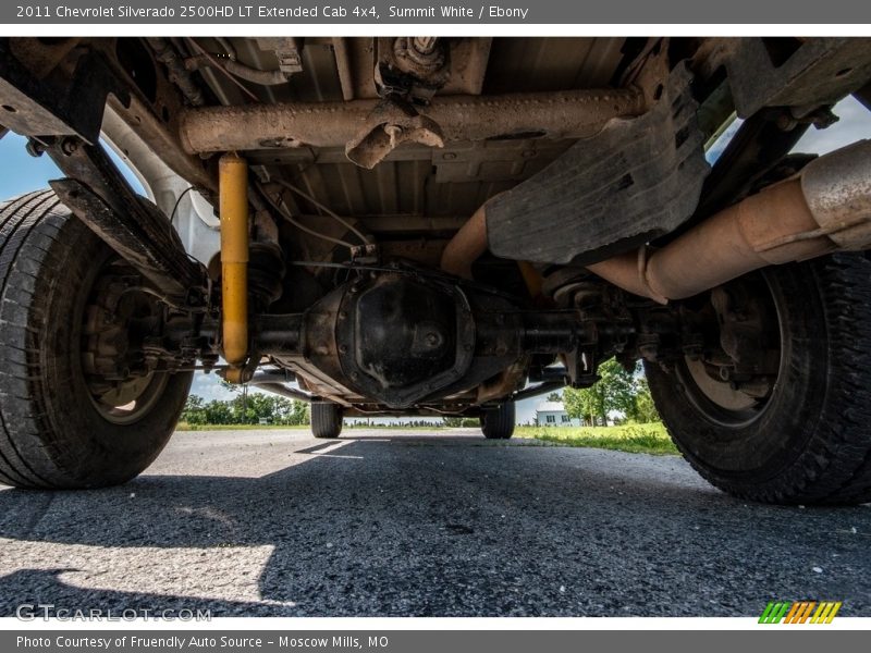 Summit White / Ebony 2011 Chevrolet Silverado 2500HD LT Extended Cab 4x4