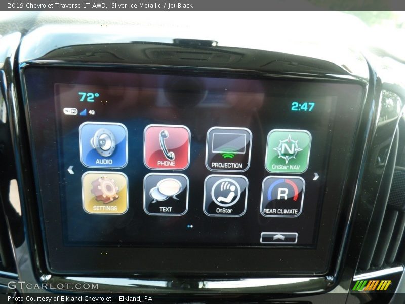Silver Ice Metallic / Jet Black 2019 Chevrolet Traverse LT AWD