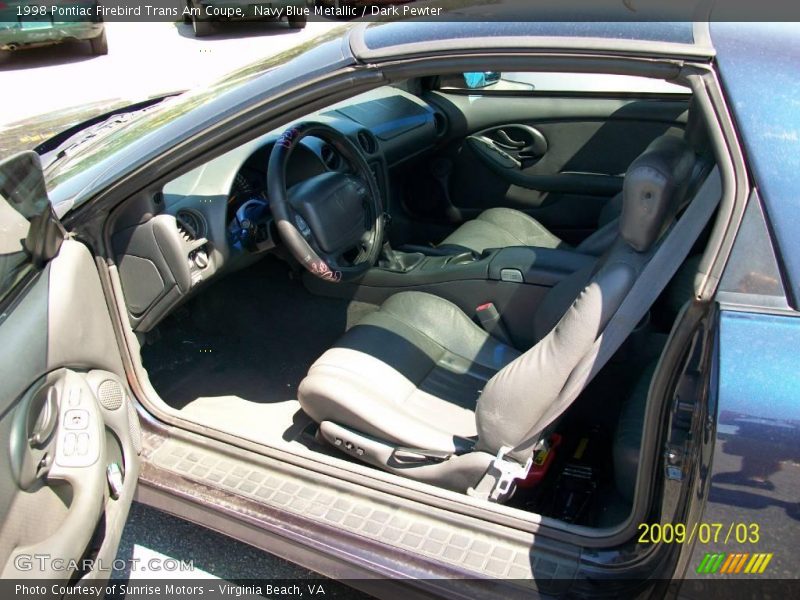 Navy Blue Metallic / Dark Pewter 1998 Pontiac Firebird Trans Am Coupe