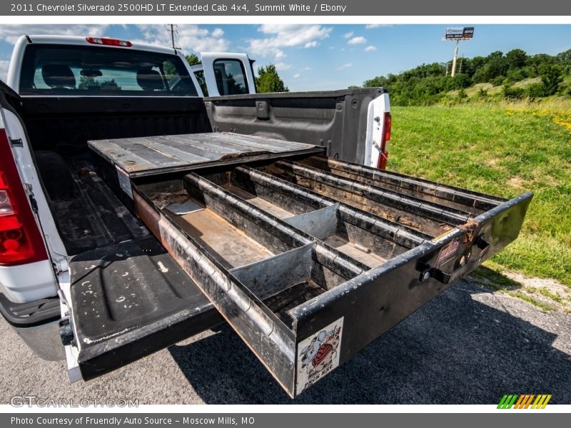 Summit White / Ebony 2011 Chevrolet Silverado 2500HD LT Extended Cab 4x4