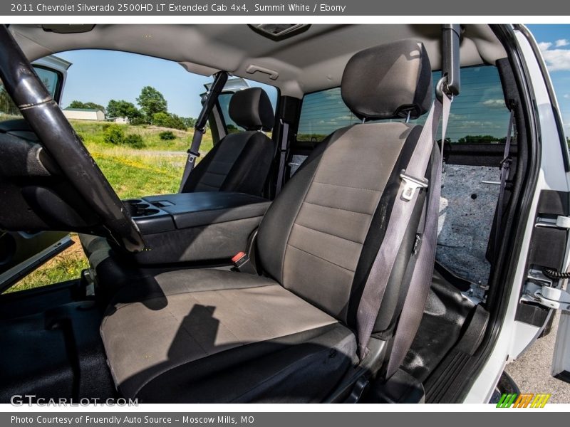Summit White / Ebony 2011 Chevrolet Silverado 2500HD LT Extended Cab 4x4
