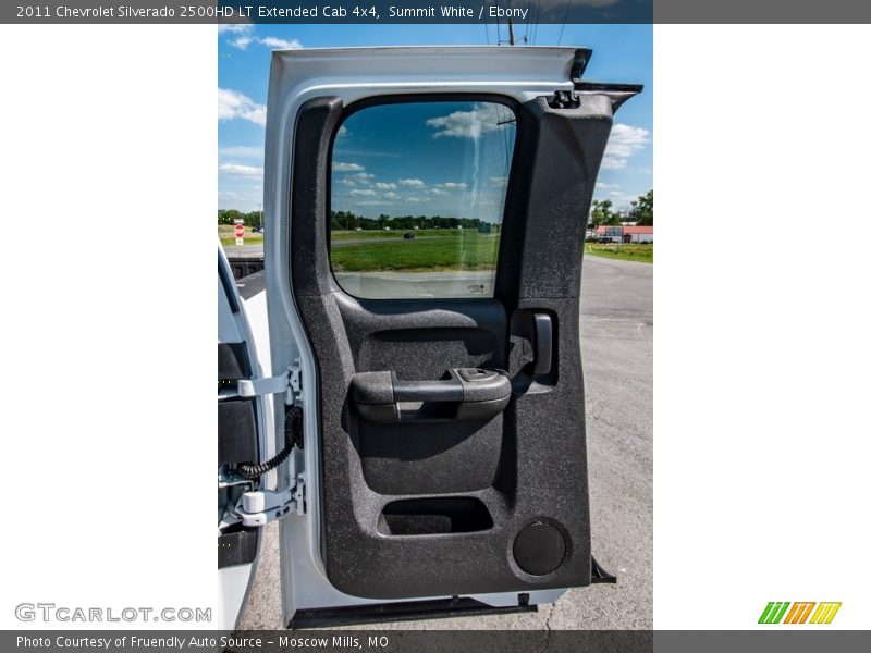 Summit White / Ebony 2011 Chevrolet Silverado 2500HD LT Extended Cab 4x4