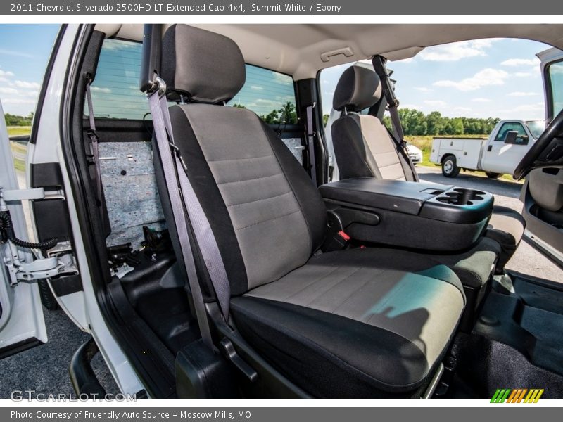 Summit White / Ebony 2011 Chevrolet Silverado 2500HD LT Extended Cab 4x4