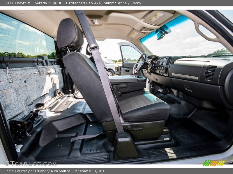 Summit White / Ebony 2011 Chevrolet Silverado 2500HD LT Extended Cab 4x4