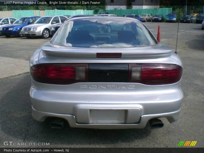 Bright Silver Metallic / Dark Pewter 1997 Pontiac Firebird Coupe