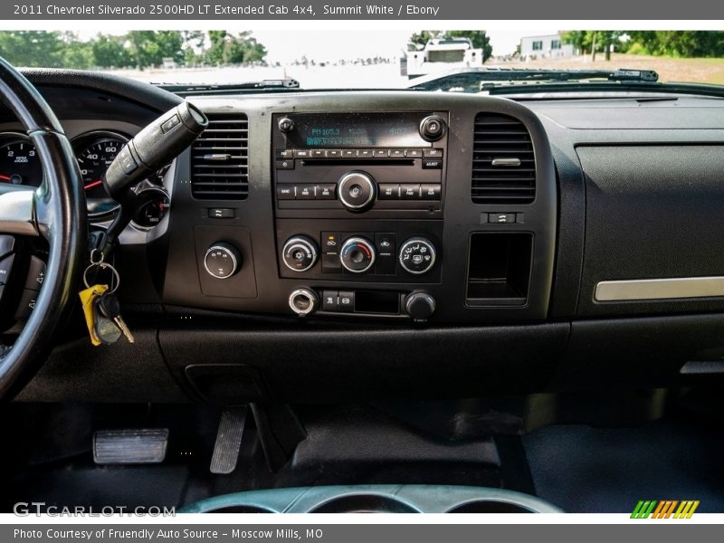 Summit White / Ebony 2011 Chevrolet Silverado 2500HD LT Extended Cab 4x4