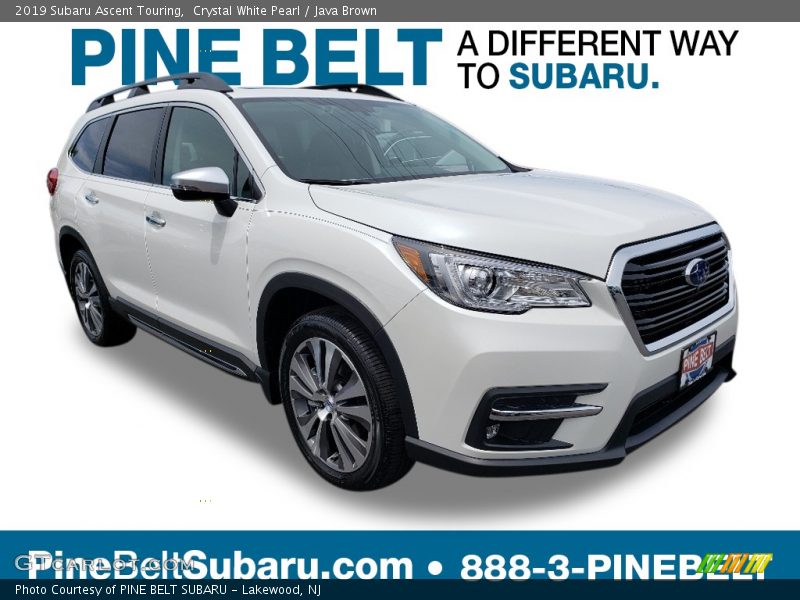 Crystal White Pearl / Java Brown 2019 Subaru Ascent Touring