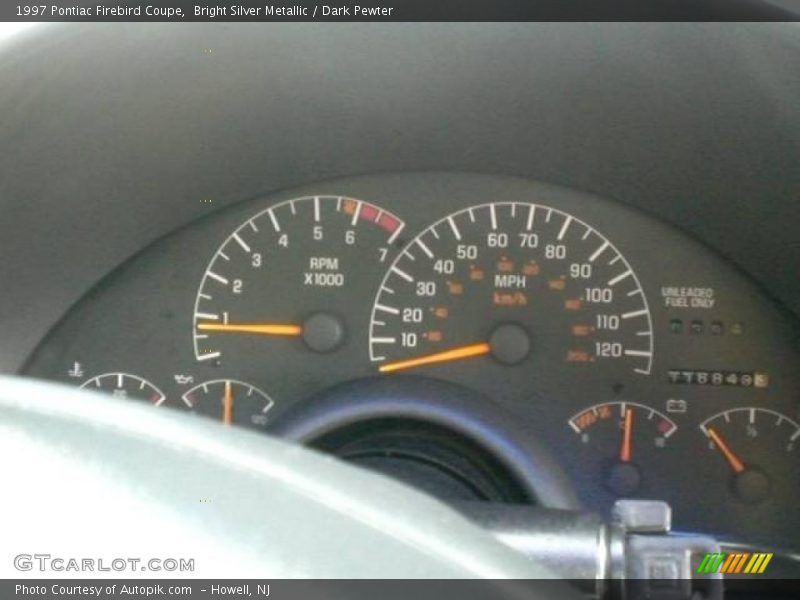 Bright Silver Metallic / Dark Pewter 1997 Pontiac Firebird Coupe