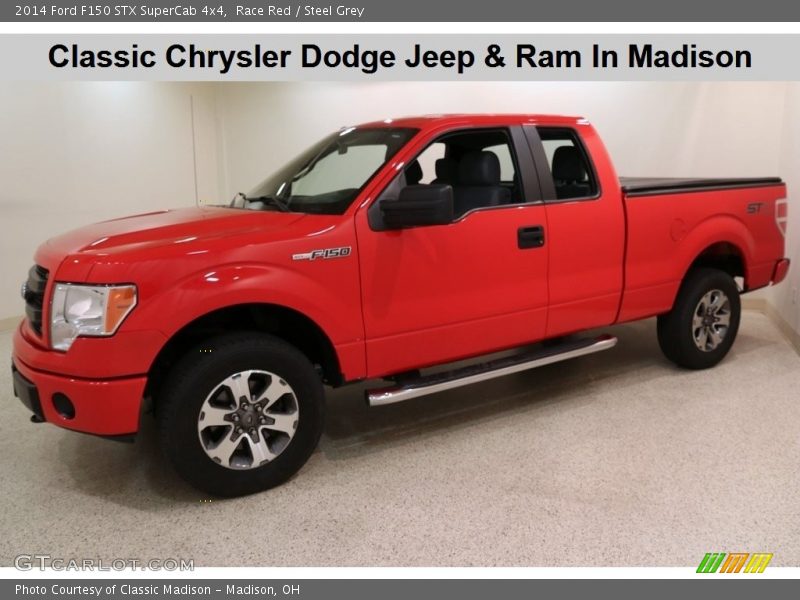 Race Red / Steel Grey 2014 Ford F150 STX SuperCab 4x4