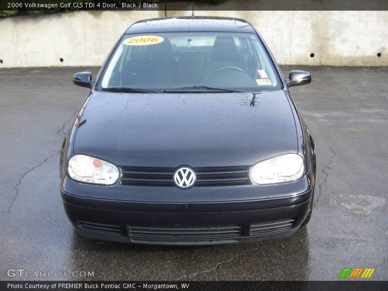 Black / Black 2006 Volkswagen Golf GLS TDI 4 Door