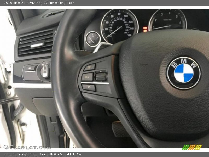 Alpine White / Black 2016 BMW X3 xDrive28i