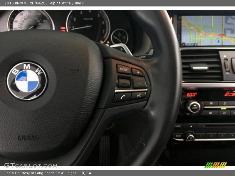 Alpine White / Black 2016 BMW X3 xDrive28i