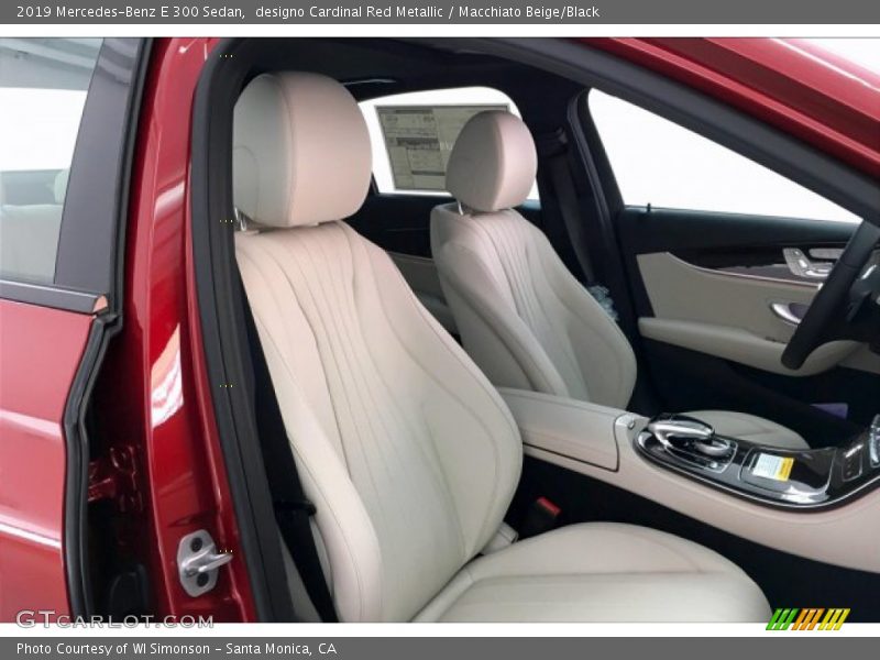 designo Cardinal Red Metallic / Macchiato Beige/Black 2019 Mercedes-Benz E 300 Sedan