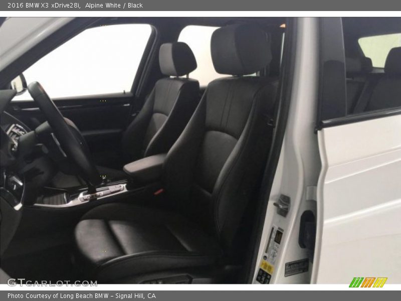 Alpine White / Black 2016 BMW X3 xDrive28i