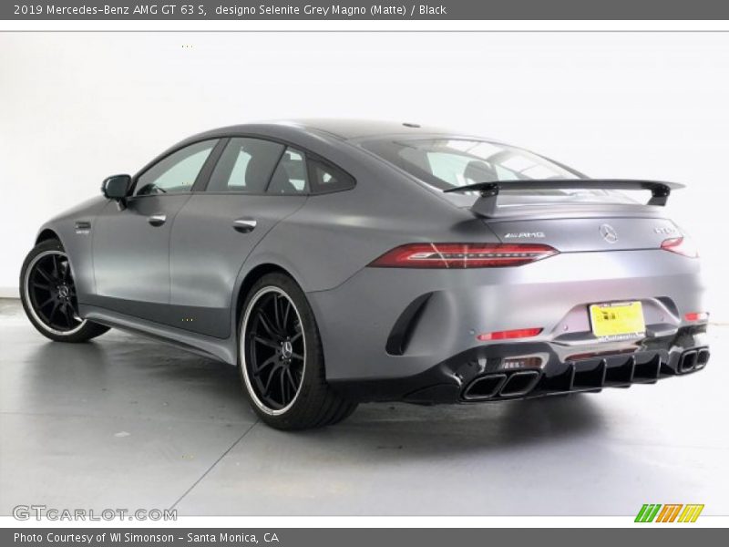 designo Selenite Grey Magno (Matte) / Black 2019 Mercedes-Benz AMG GT 63 S