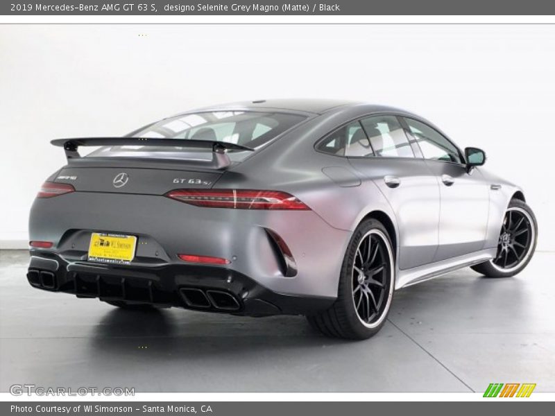 designo Selenite Grey Magno (Matte) / Black 2019 Mercedes-Benz AMG GT 63 S