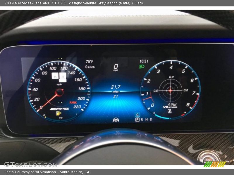  2019 AMG GT 63 S 63 S Gauges