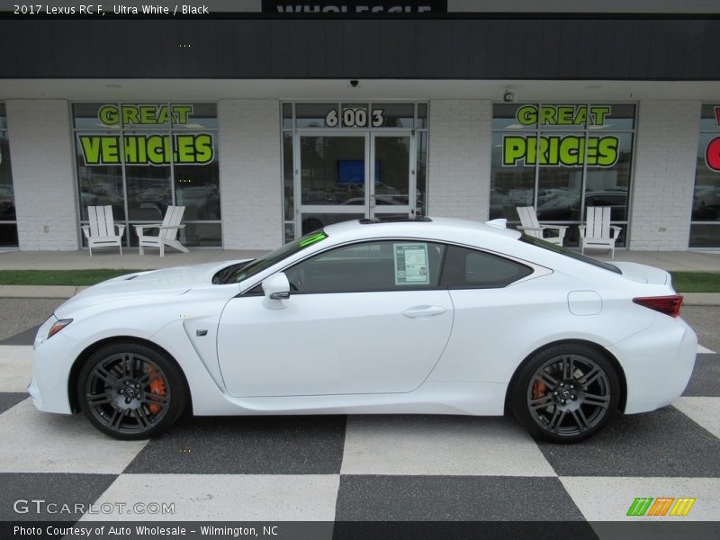 Ultra White / Black 2017 Lexus RC F