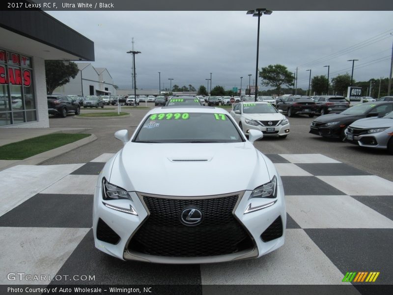 Ultra White / Black 2017 Lexus RC F