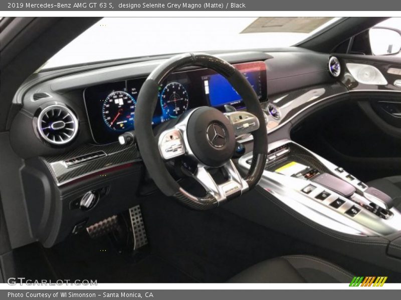 designo Selenite Grey Magno (Matte) / Black 2019 Mercedes-Benz AMG GT 63 S