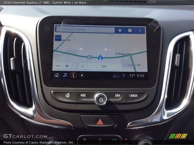 Summit White / Jet Black 2019 Chevrolet Equinox LT AWD