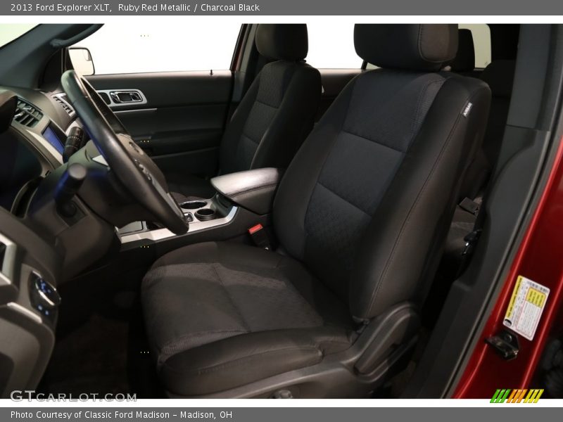 Ruby Red Metallic / Charcoal Black 2013 Ford Explorer XLT