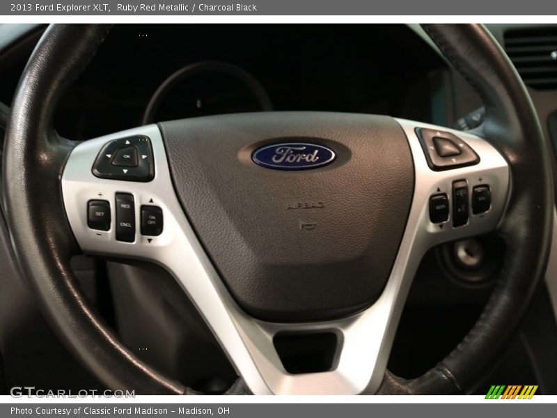 Ruby Red Metallic / Charcoal Black 2013 Ford Explorer XLT