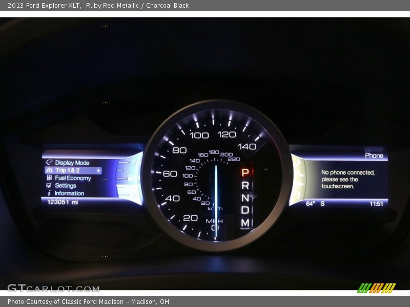Ruby Red Metallic / Charcoal Black 2013 Ford Explorer XLT