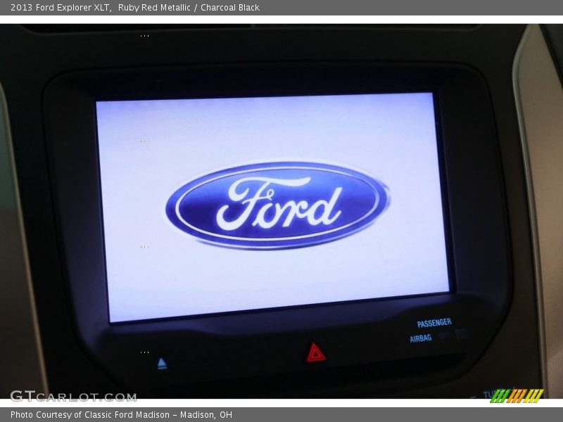 Ruby Red Metallic / Charcoal Black 2013 Ford Explorer XLT