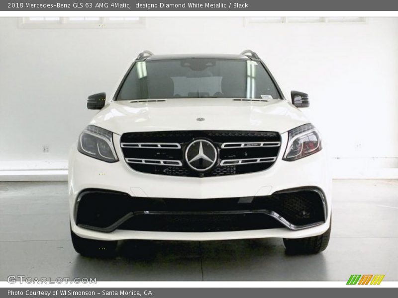 designo Diamond White Metallic / Black 2018 Mercedes-Benz GLS 63 AMG 4Matic