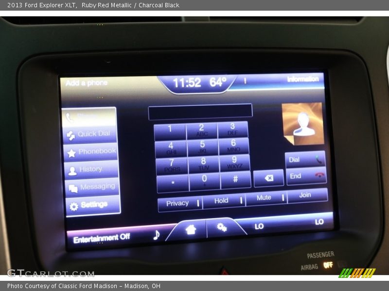 Ruby Red Metallic / Charcoal Black 2013 Ford Explorer XLT