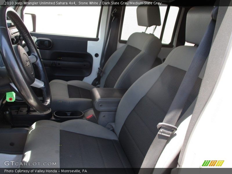 Stone White / Dark Slate Gray/Medium Slate Gray 2010 Jeep Wrangler Unlimited Sahara 4x4