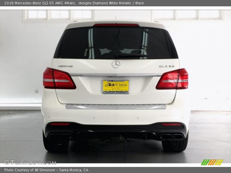 designo Diamond White Metallic / Black 2018 Mercedes-Benz GLS 63 AMG 4Matic