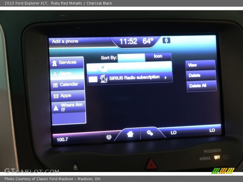 Ruby Red Metallic / Charcoal Black 2013 Ford Explorer XLT