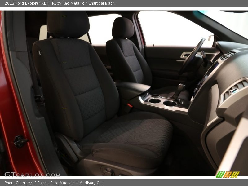 Ruby Red Metallic / Charcoal Black 2013 Ford Explorer XLT
