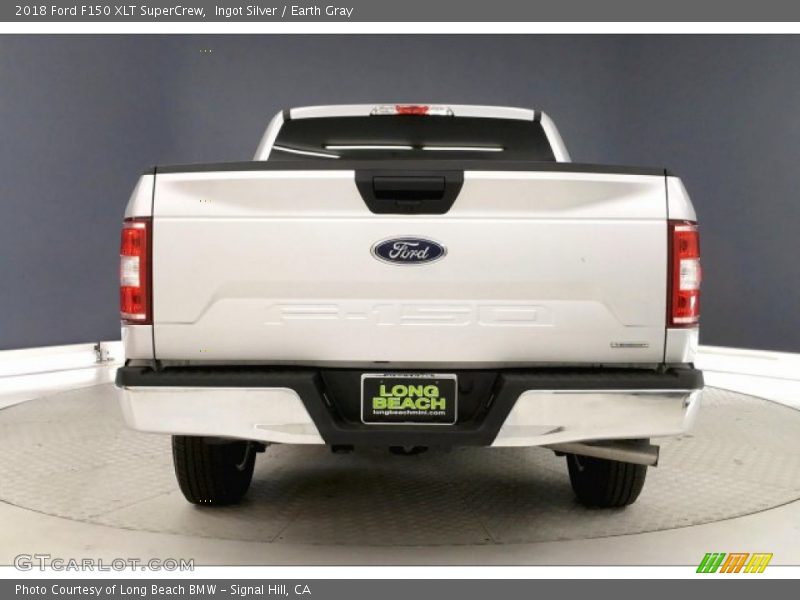 Ingot Silver / Earth Gray 2018 Ford F150 XLT SuperCrew