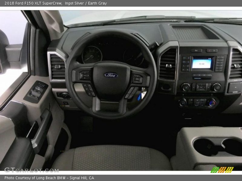 Ingot Silver / Earth Gray 2018 Ford F150 XLT SuperCrew