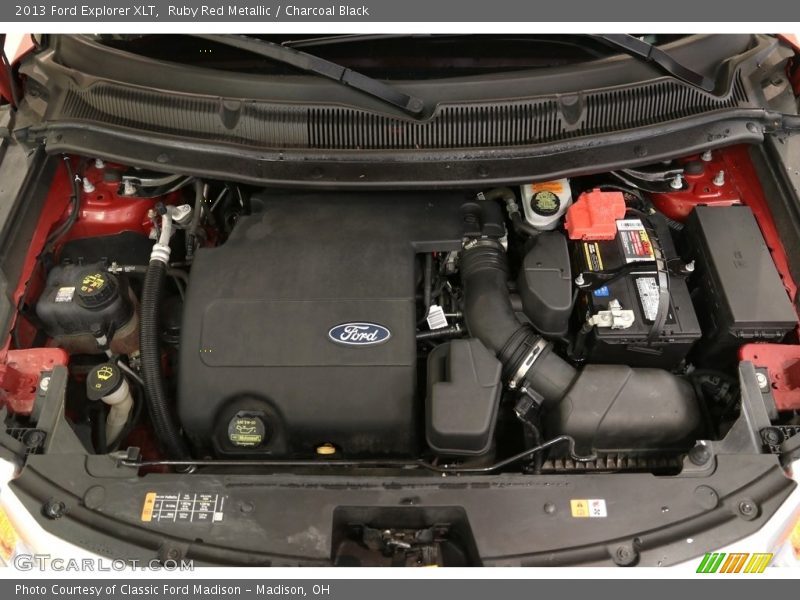 Ruby Red Metallic / Charcoal Black 2013 Ford Explorer XLT