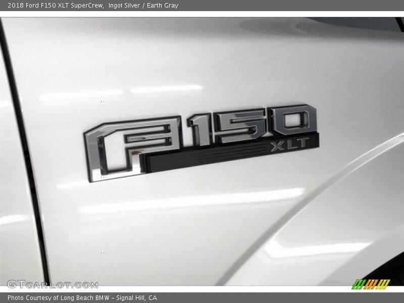 Ingot Silver / Earth Gray 2018 Ford F150 XLT SuperCrew