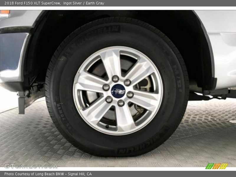 Ingot Silver / Earth Gray 2018 Ford F150 XLT SuperCrew