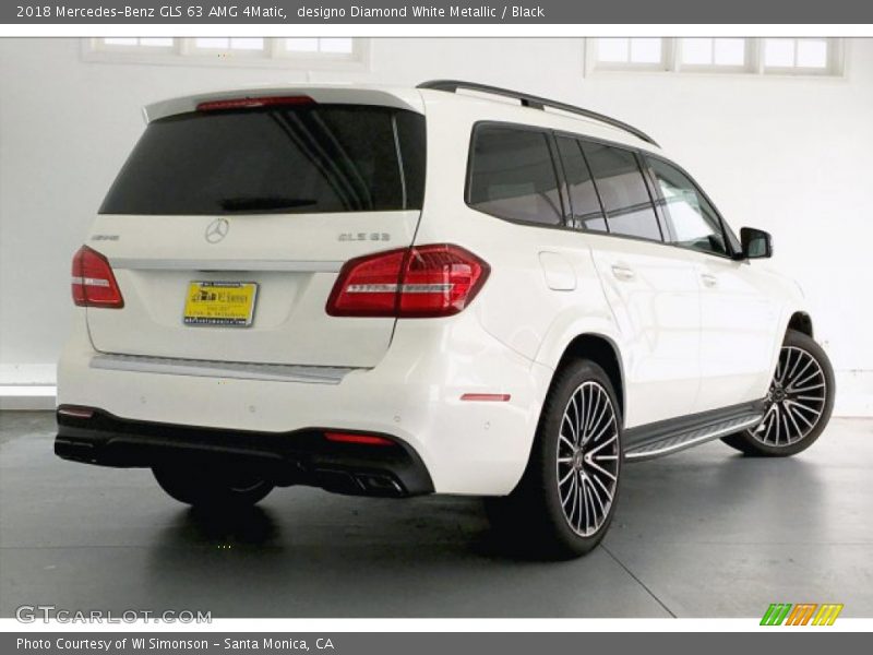 designo Diamond White Metallic / Black 2018 Mercedes-Benz GLS 63 AMG 4Matic