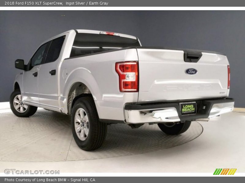 Ingot Silver / Earth Gray 2018 Ford F150 XLT SuperCrew