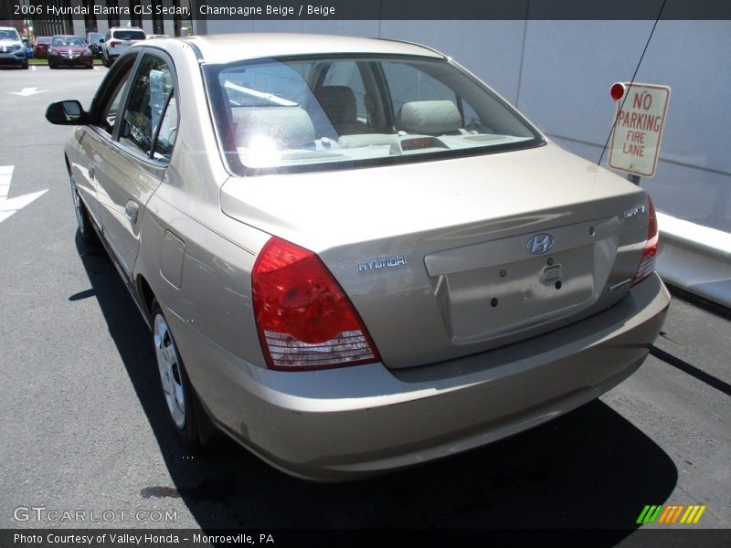 Champagne Beige / Beige 2006 Hyundai Elantra GLS Sedan