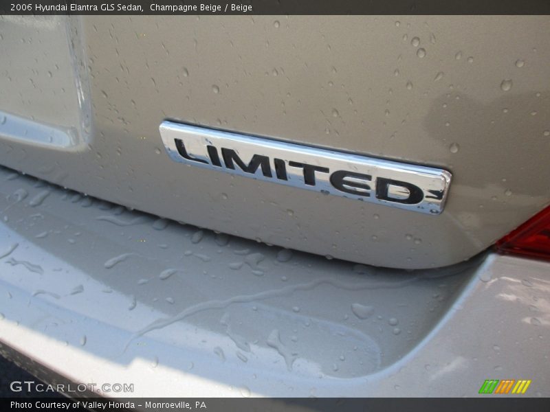 Champagne Beige / Beige 2006 Hyundai Elantra GLS Sedan