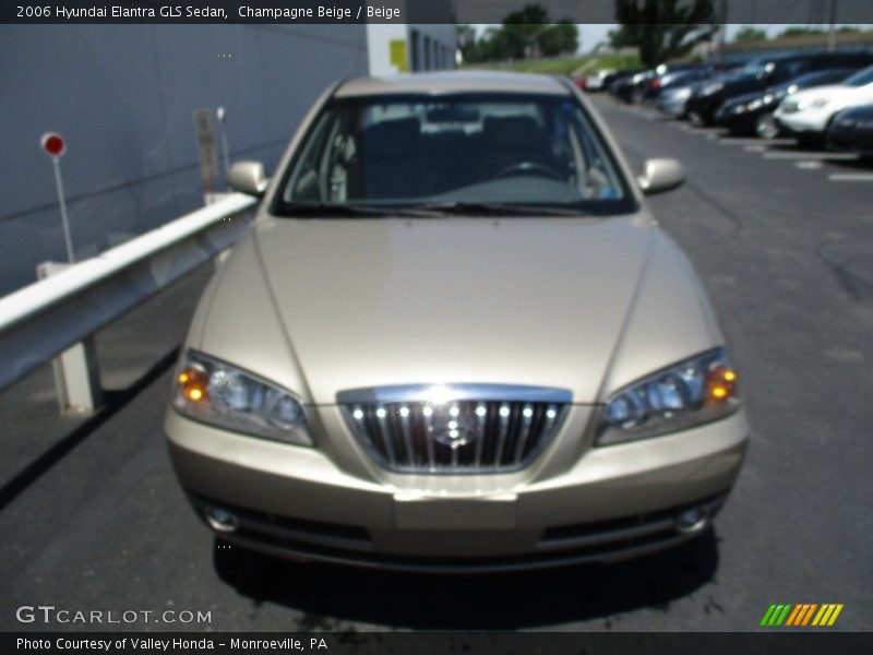 Champagne Beige / Beige 2006 Hyundai Elantra GLS Sedan