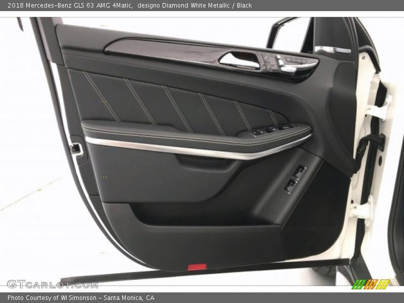 designo Diamond White Metallic / Black 2018 Mercedes-Benz GLS 63 AMG 4Matic