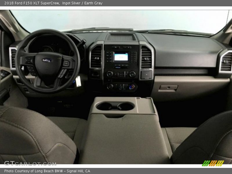Ingot Silver / Earth Gray 2018 Ford F150 XLT SuperCrew