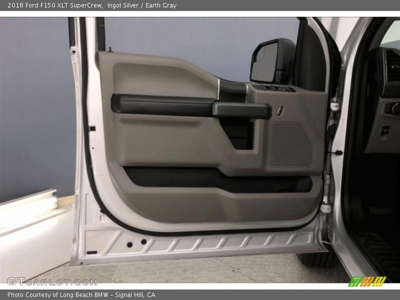 Ingot Silver / Earth Gray 2018 Ford F150 XLT SuperCrew
