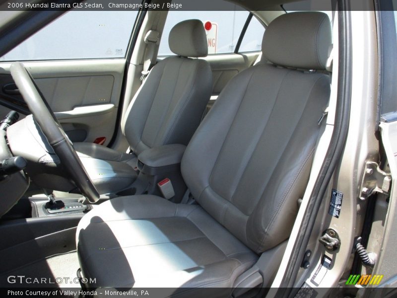 Champagne Beige / Beige 2006 Hyundai Elantra GLS Sedan